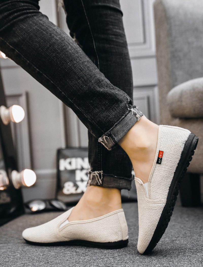 Adalberto Loafers Fritidssko Til Mænd - Beige