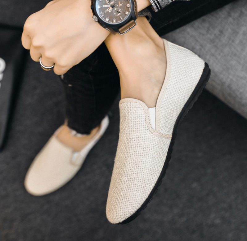 Adalberto Loafers Fritidssko Til Mænd - Beige