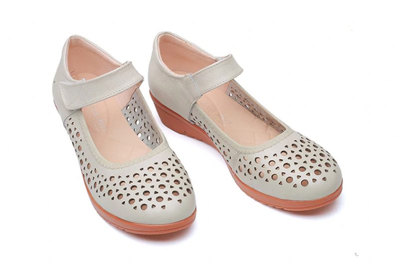 Adoracion Loafers Til Kvinder - Beige Hul