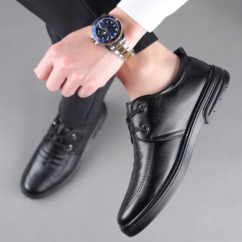 Adriano Loafers Dress Sko Til Mænd - Sort