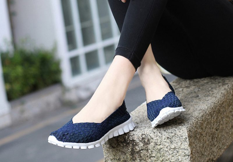 Afra Slip-on Sko Til Kvinder - Marineblå