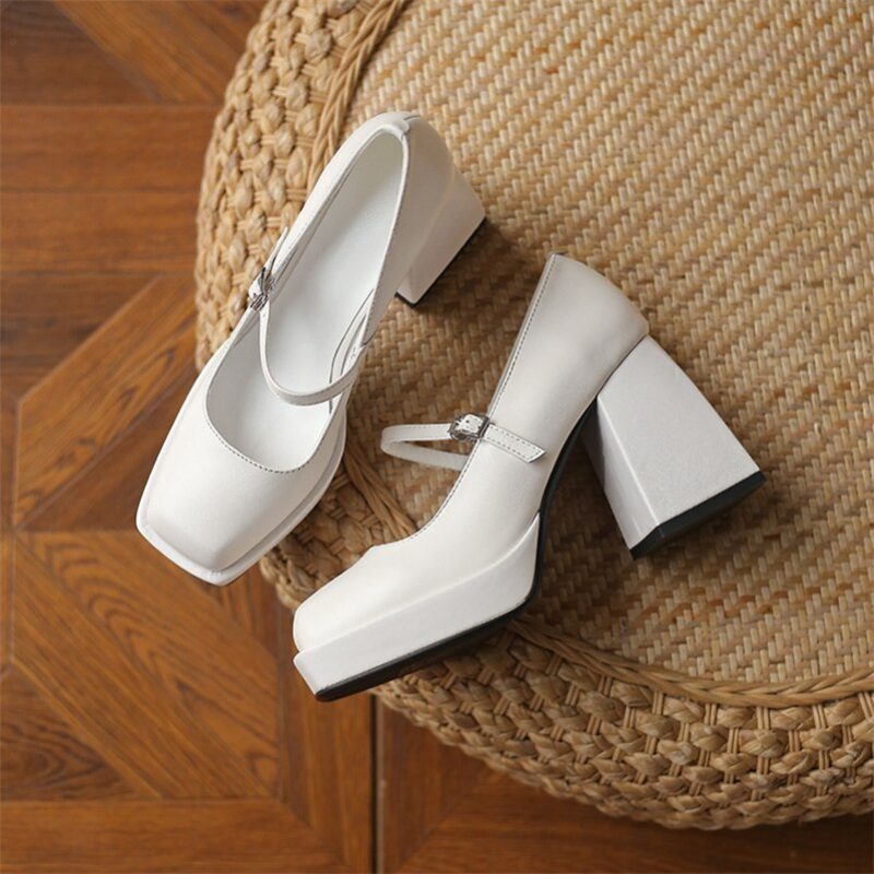 Agathe Dame Pumps Sko - Hvid