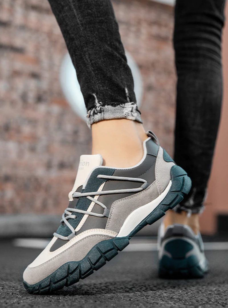 Aguirre Mode Sneakers Til Mænd - Sølv