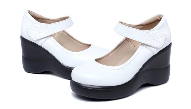 Agustina Platform Wedges-sko Til Kvinder - Sort