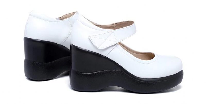Agustina Platform Wedges-sko Til Kvinder - Sort