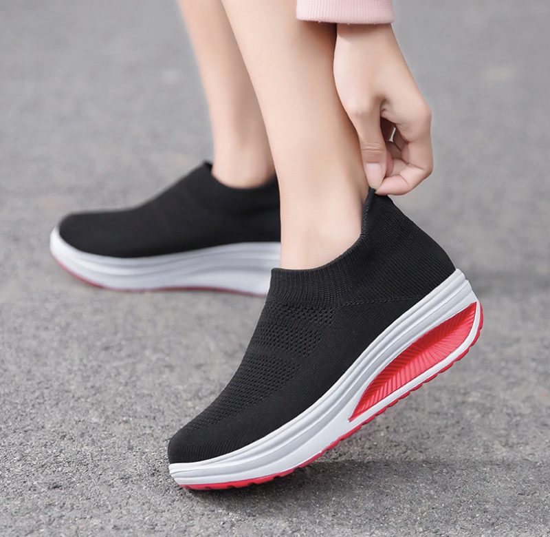 Aika Platform Sneakers Til Kvinder - Sort