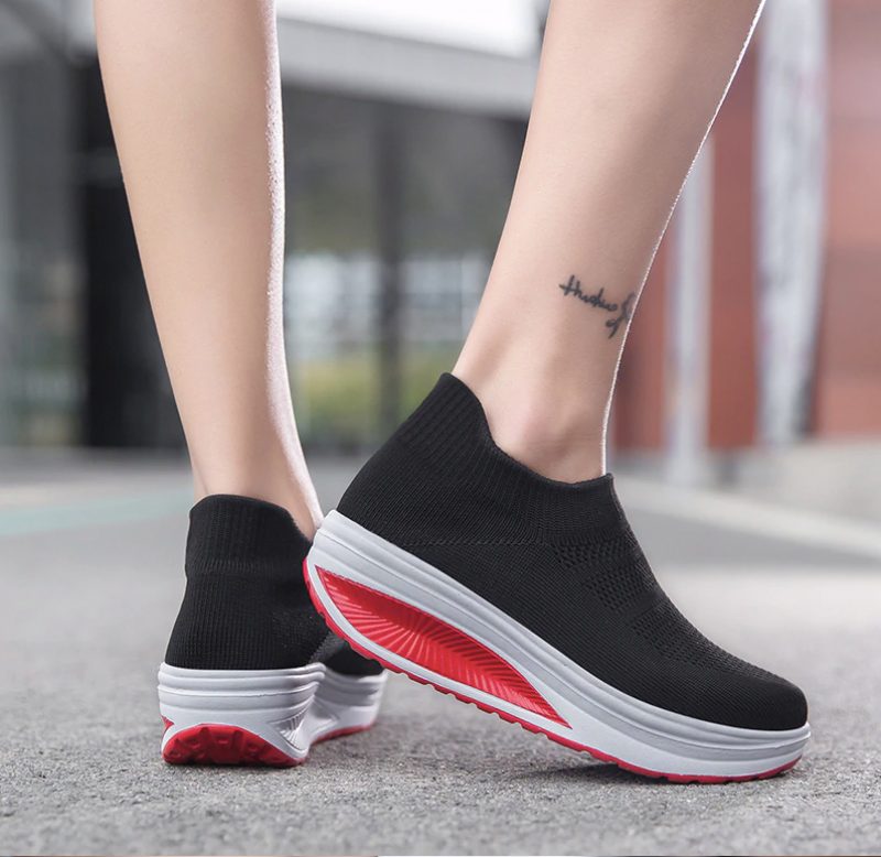 Aika Platform Sneakers Til Kvinder - Sort