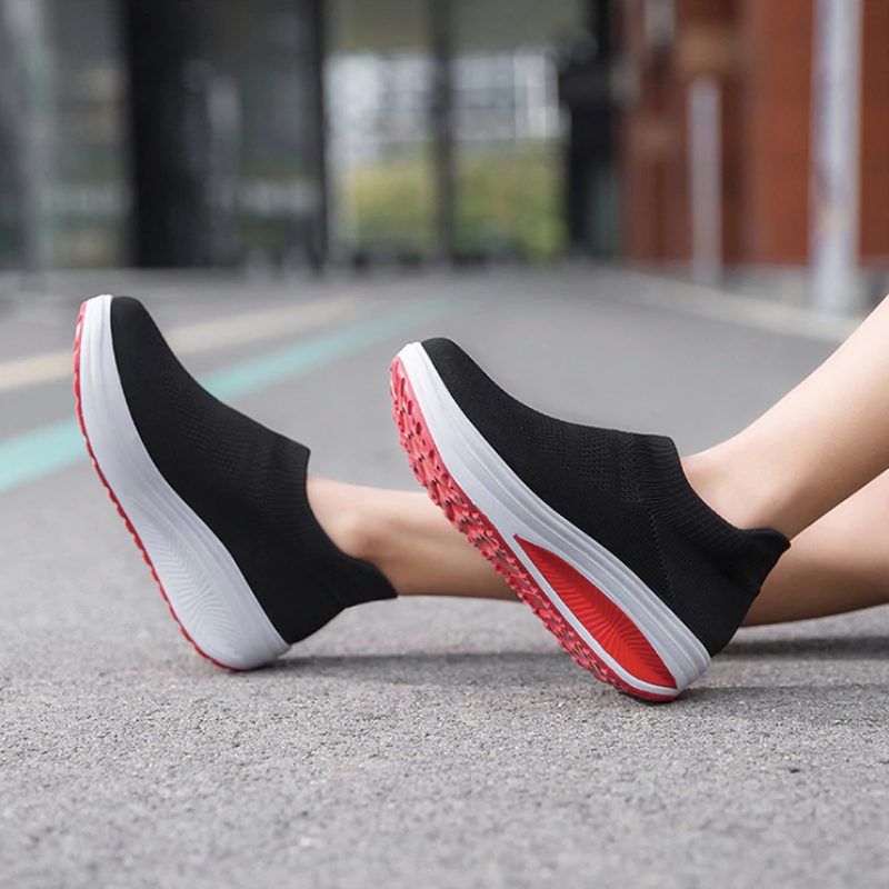 Aika Platform Sneakers Til Kvinder - Sort