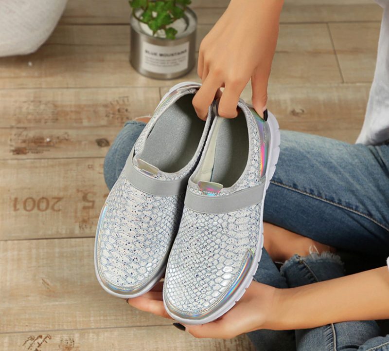 Aina Slip-on Sorte Sko Til Kvinder - Sort
