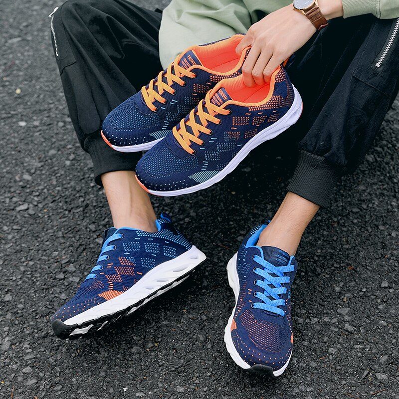Airon Casual Sneakers Til Mænd - Marineblå