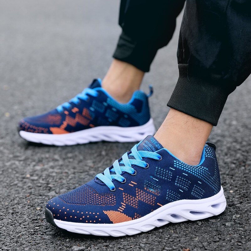 Airon Casual Sneakers Til Mænd - Marineblå