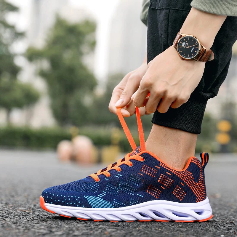 Airon Casual Sneakers Til Mænd - Marineblå