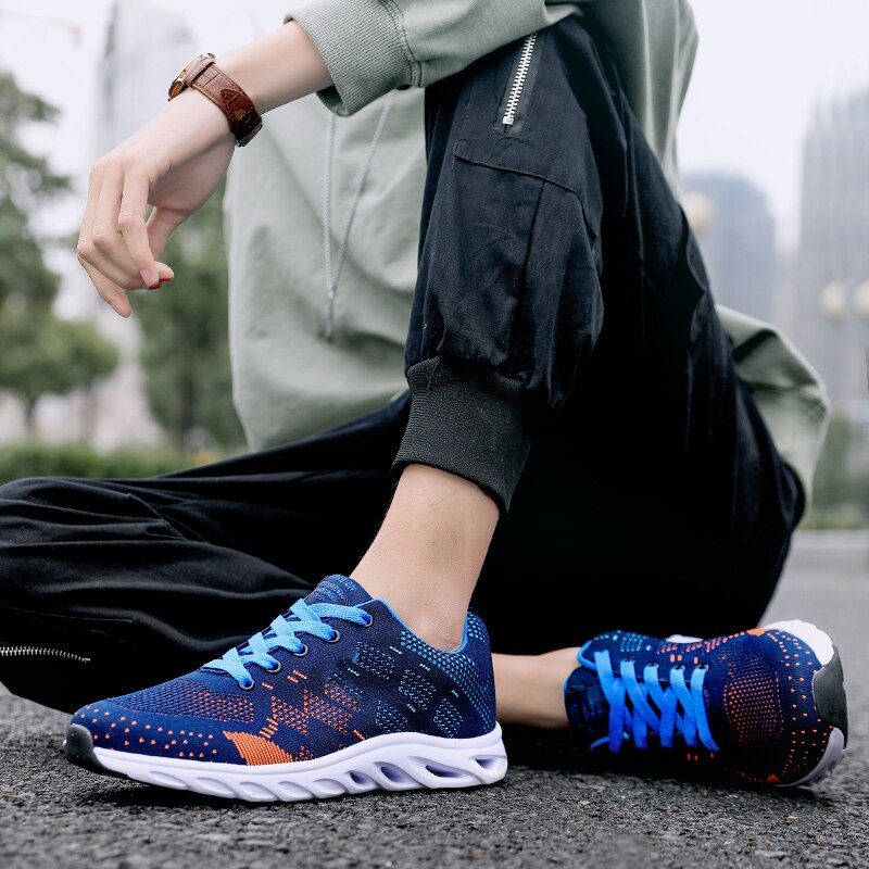 Airon Casual Sneakers Til Mænd - Marineblå