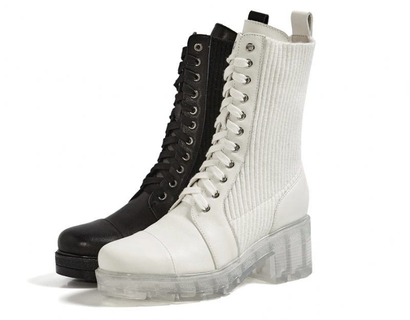 Alana Støvler Mid Calf - Hvid