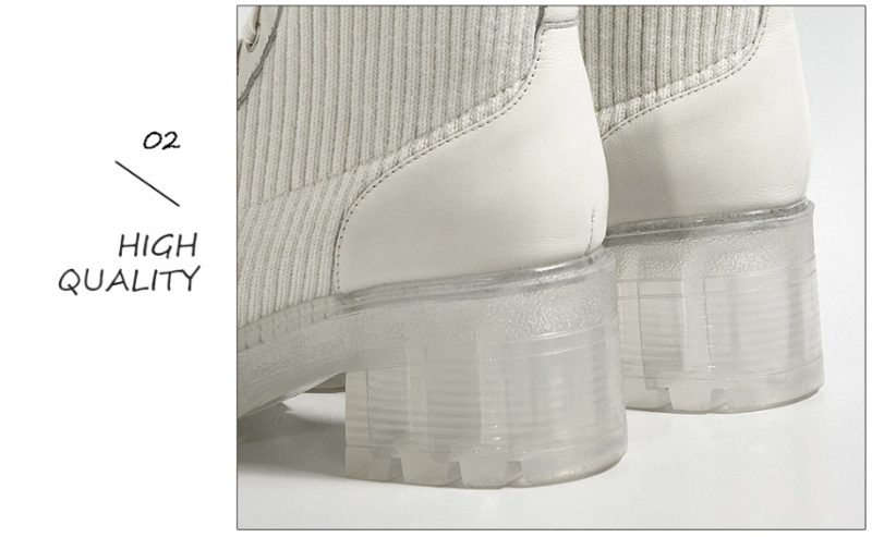 Alana Støvler Mid Calf - Hvid