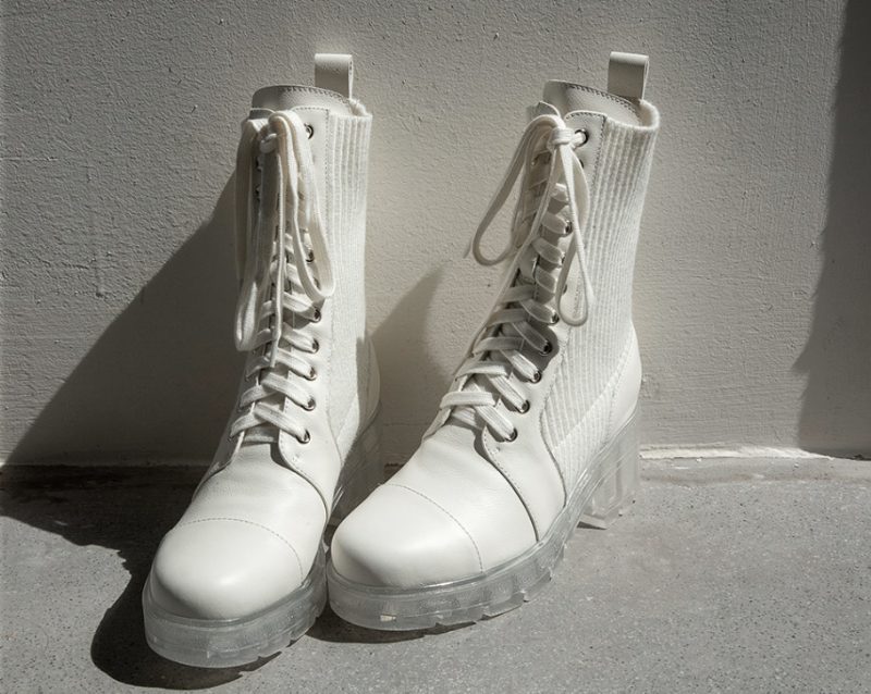 Alana Støvler Mid Calf - Hvid