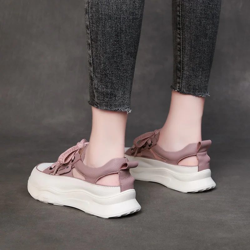 Alba Behagelige Sommersneakers Til Kvinder - Beige