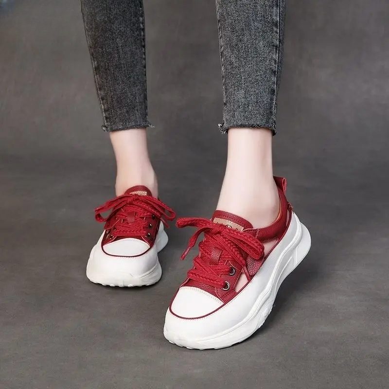 Alba Behagelige Sommersneakers Til Kvinder - Beige