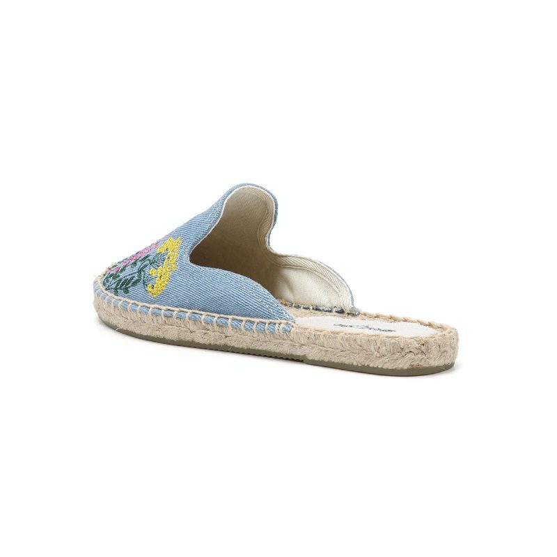 Albani Slip-on Espadrilles Muldyr Til Kvinder - Blå