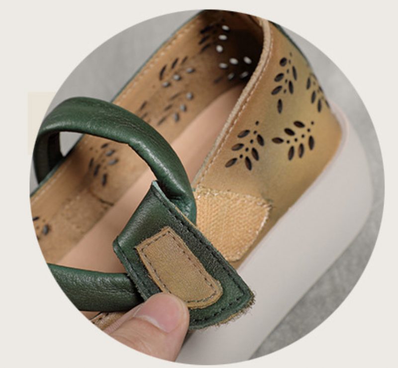 Albany Platform Flade Sko Til Kvinder - Beige
