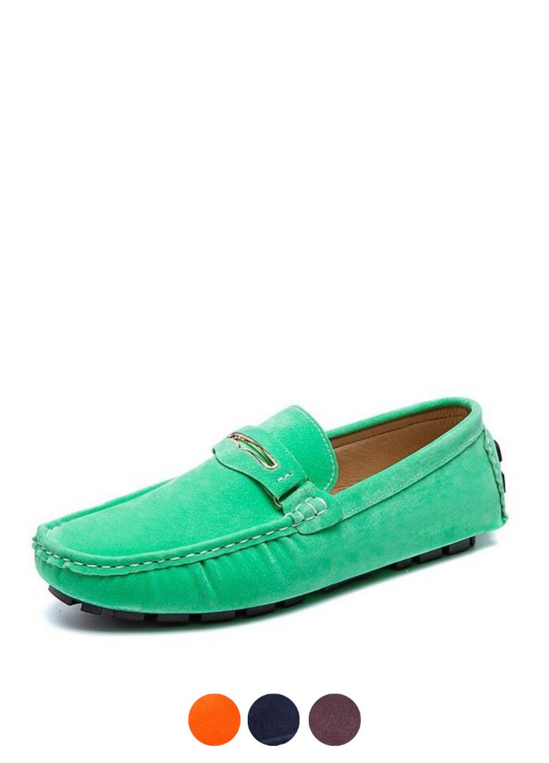 Albert Loafers Til Mænd I Ruskindssko
