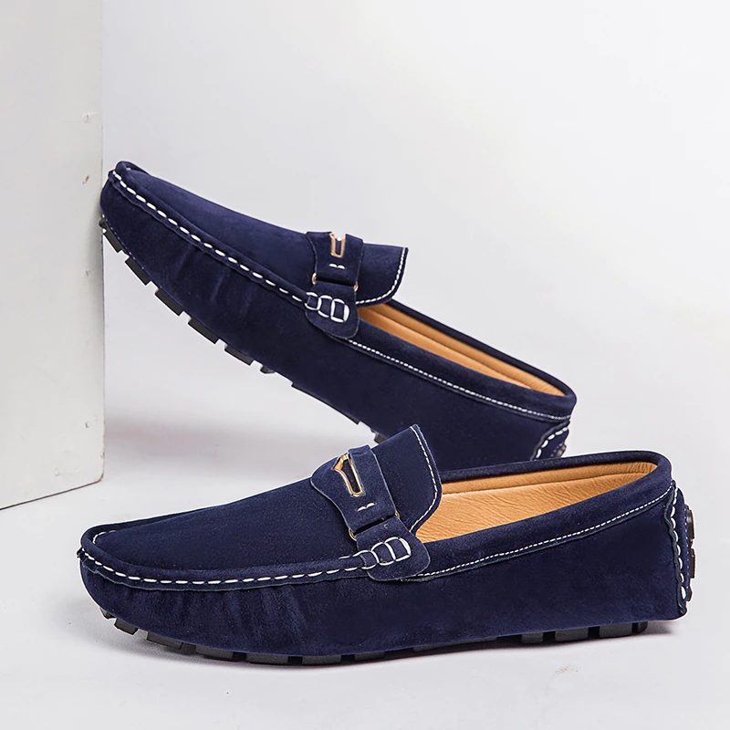 Albert Loafers Til Mænd I Ruskindssko - Grøn