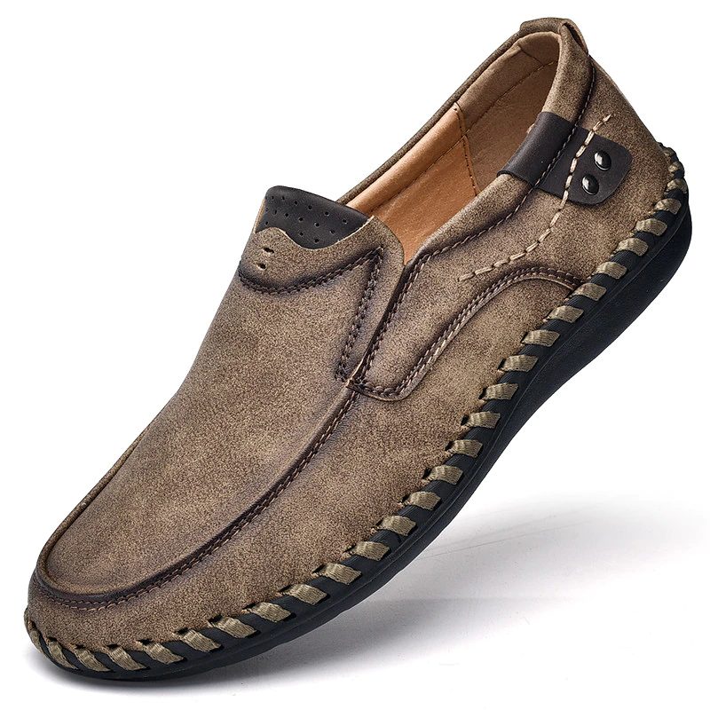 Alberth Loafers Fritidssko Til Mænd - Khaki