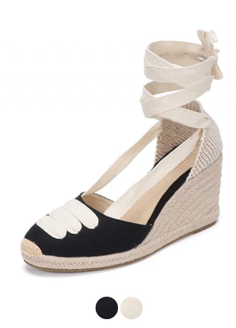 Albertina Espadrille Wedges-sandaler Til Kvinder