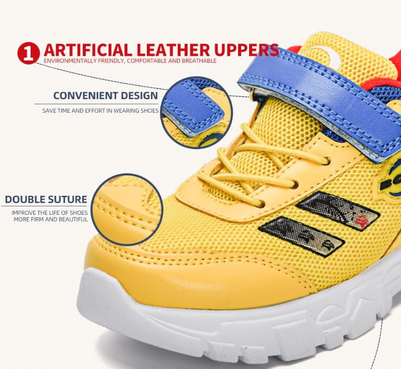Albie Drenge Afslappet Sneaker - Gul