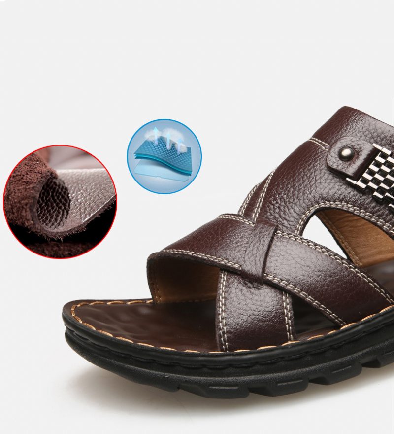 Albiol Mænds Mode Sandal - Brun