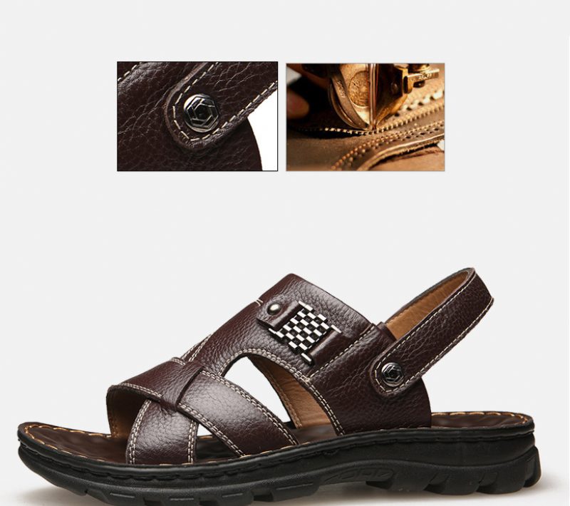 Albiol Mænds Mode Sandal - Brun