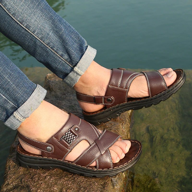 Albiol Mænds Mode Sandal - Brun