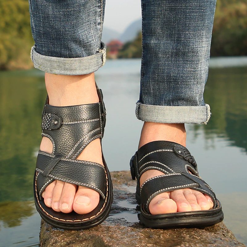 Albiol Mænds Mode Sandal - Brun