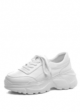 Alcolea Sneaker I Læder Med Snørebånd Til Kvinder