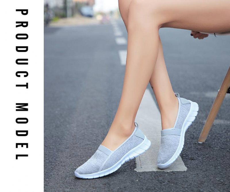 Aldana Slip-on Sko Til Kvinder - Grå