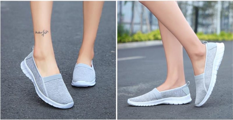 Aldana Slip-on Sko Til Kvinder - Grå