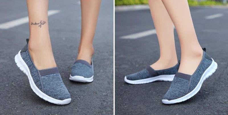 Aldana Slip-on Sko Til Kvinder - Grå