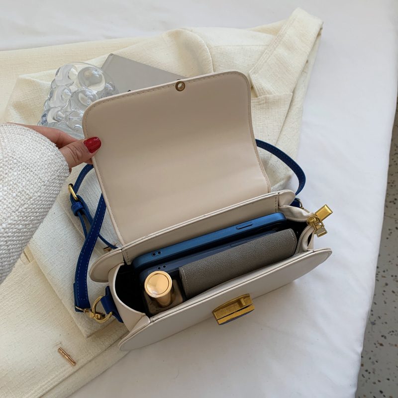 Aldon Skulderhåndtaske I Læder Til Kvinder - Beige