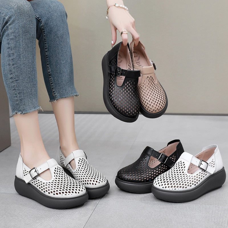 Alegria Kvindeplatform - Beige