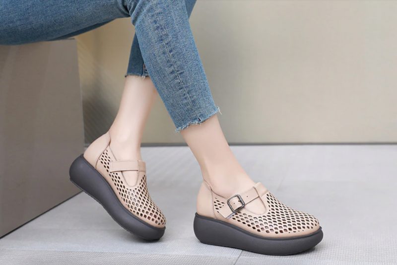 Alegria Kvindeplatform - Beige
