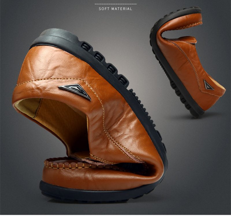 Alei Loafers Dress Sko Til Mænd - Orange
