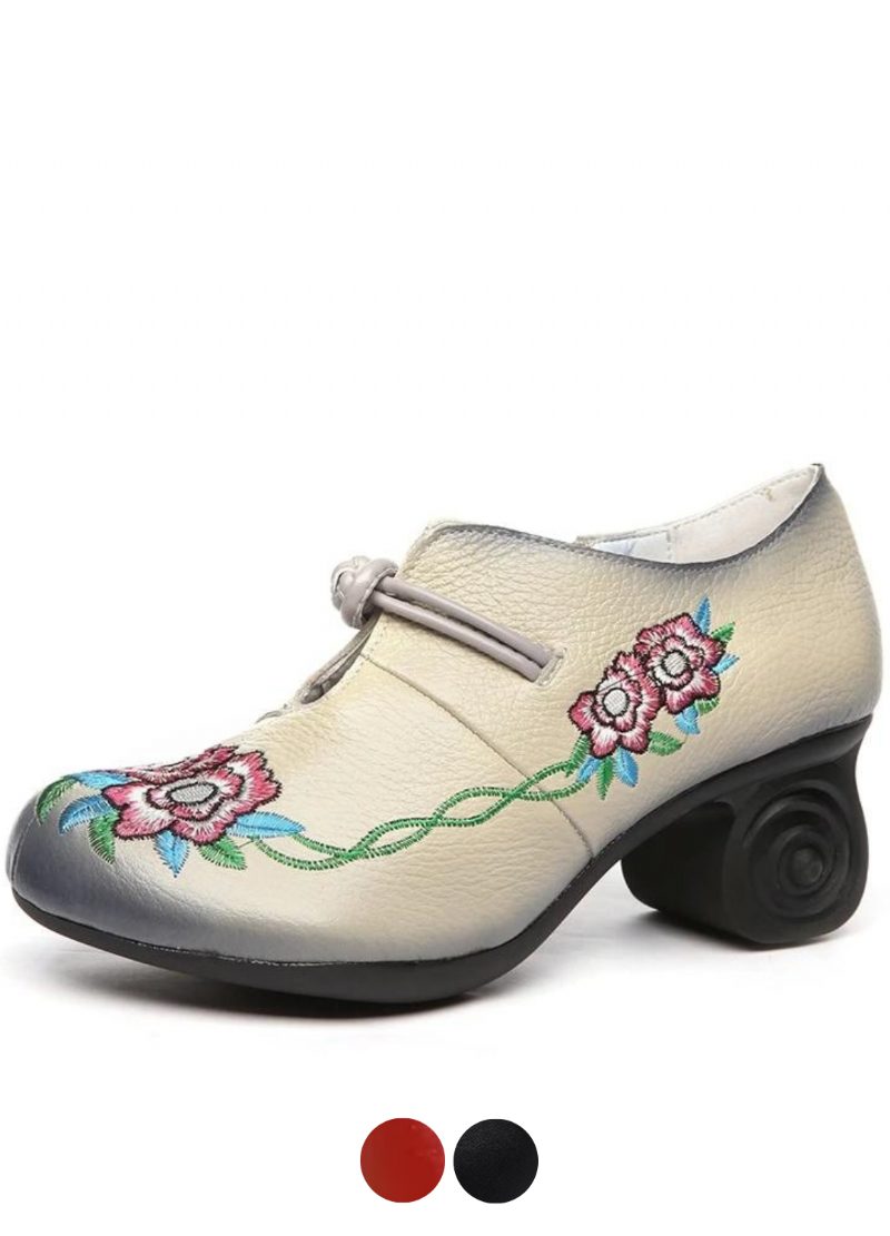 Aleida Dame Broderi Pumps Sko