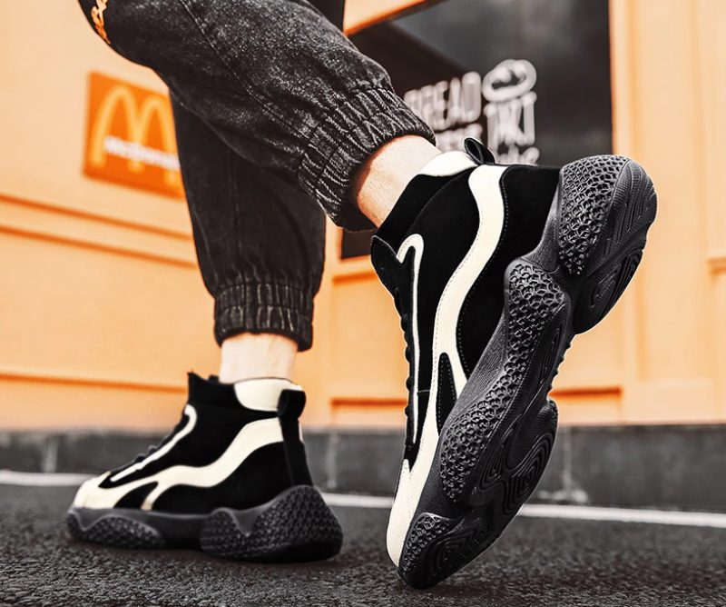 Aleix Mænds Mode Sneakers - Sort