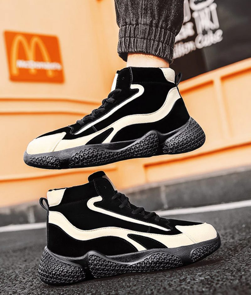 Aleix Mænds Mode Sneakers - Sort