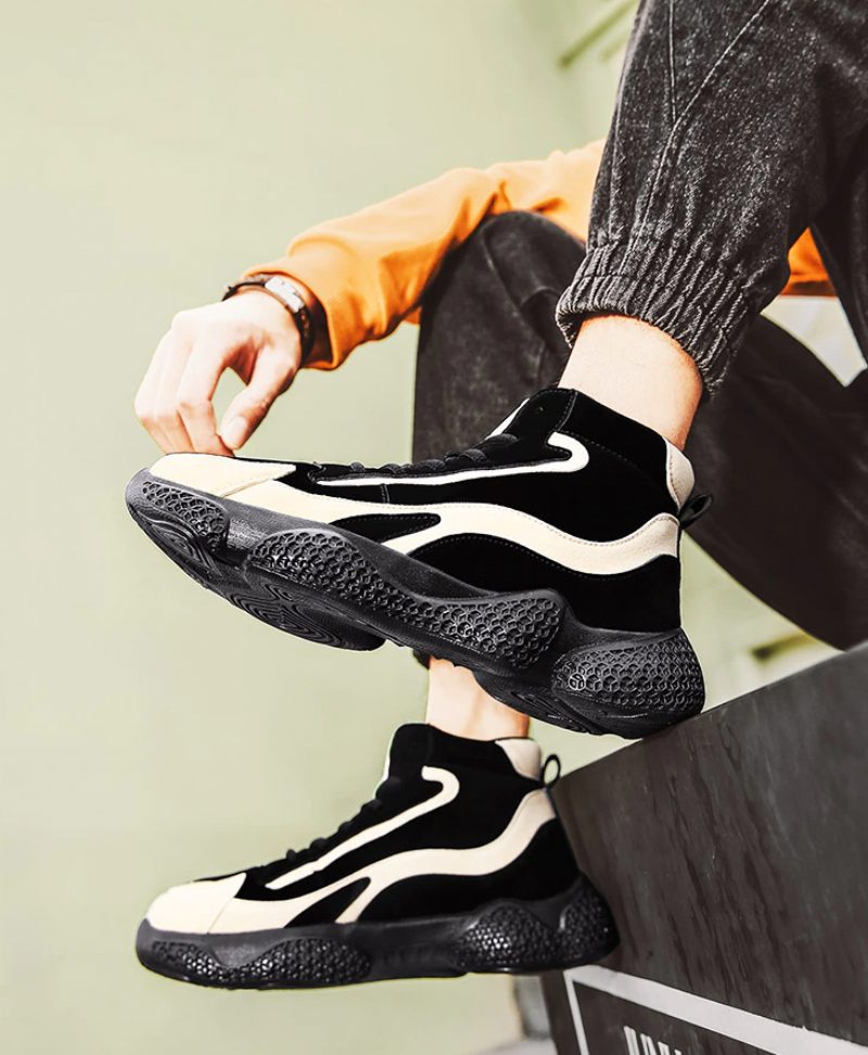 Aleix Mænds Mode Sneakers - Sort