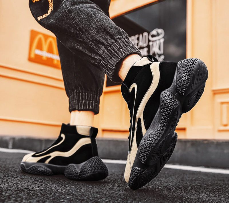 Aleix Mænds Mode Sneakers - Sort