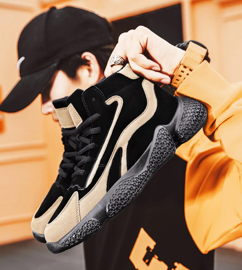 Aleix Mænds Mode Sneakers - Sort