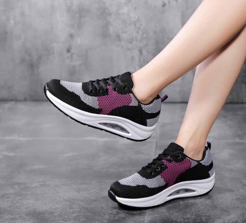 Aleja Platform Sneakersko Til Kvinder - Sort