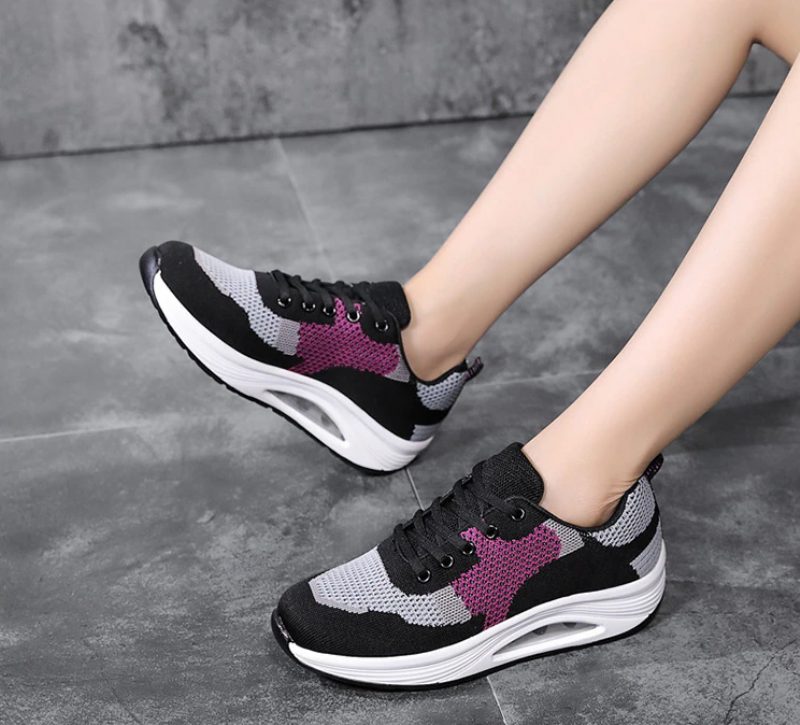 Aleja Platform Sneakersko Til Kvinder - Sort