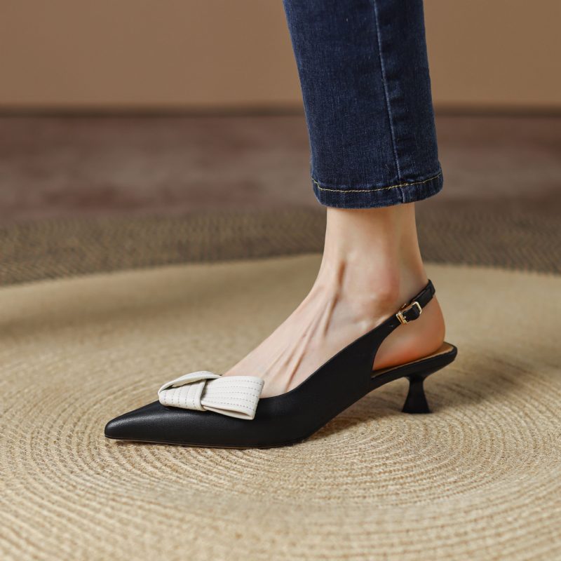 Aleja Sommer Sommerfugle Knot Sandaler Til Kvinder - Gul